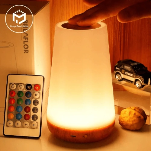 Lámpara nocturna RGB con Control remoto